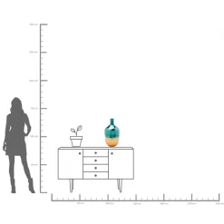 KARE Design Vaso decorativo Lizy Shine multi 50cm - KARE> Vasi