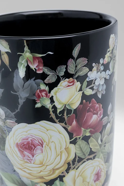 KARE Design Vaso decorativo Rose Magic nero 27cm - KARE> Vasi