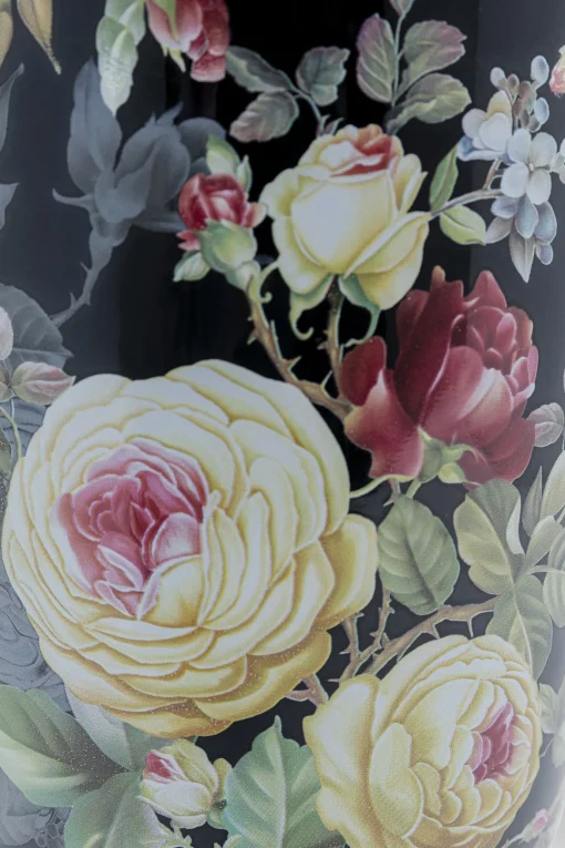 KARE Design Vaso decorativo Rose Magic nero 27cm - KARE> Vasi