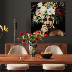 KARE Design Vaso decorativo Rose Magic nero 27cm - KARE></noscript> Vasi