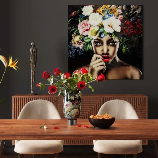KARE Design Vaso decorativo Rose Magic nero 27cm - KARE> Vasi