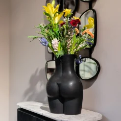 KARE Design Vaso Donna nero 40cm - KARE> Vasi