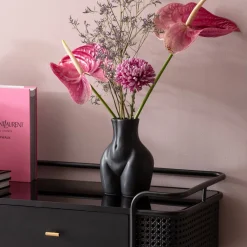 KARE Design Vaso Donna nero 22cm - KARE> Vasi