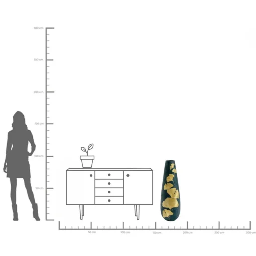 KARE Design Vaso Elegance Ginkgo 95 - KARE> Vasi