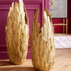 KARE Design Vaso Feathers Oro 80 - KARE> Vasi