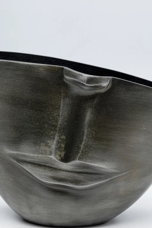KARE Design Vaso Half Face antracite 31cm - KARE> Vasi
