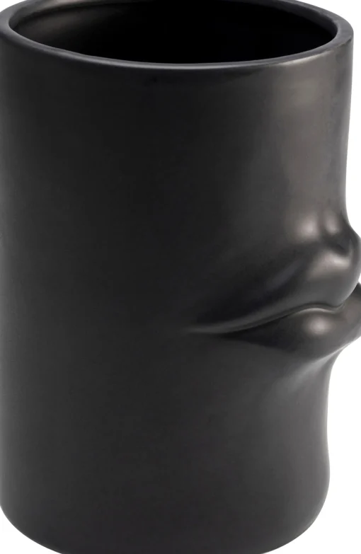 KARE Design Vaso Labbra nero 22cm - KARE> Vasi