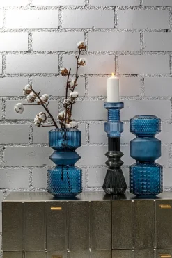 KARE Design VASO MARVELOUS DUO BLU 42CM - KARE></noscript> Vasi