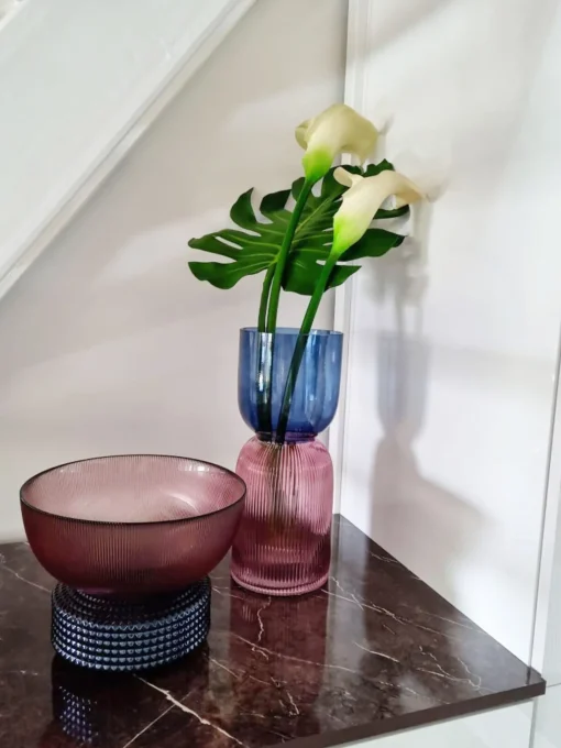 KARE Design VASO MARVELOUS DUO BLU LILA 40CM - KARE> Vasi
