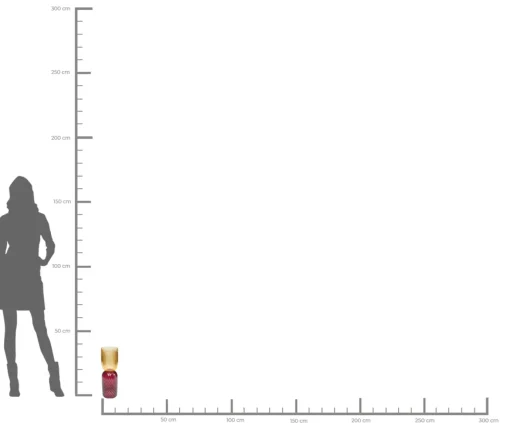 KARE Design VASO MARVELOUS DUO GIALLO LILA 38CM - KARE> Vasi