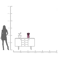 KARE Design Vaso Marvelous Duo rosa 36cm - KARE> Vasi