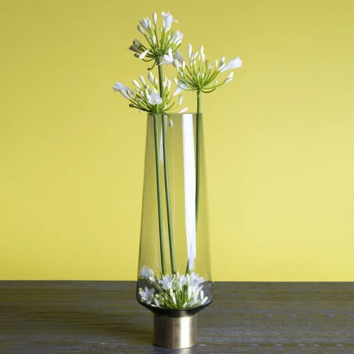 KARE Design Vaso Noble Ring Grigio 40cm - KARE> Vasi