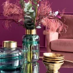 KARE Design VASO POSITANO BELLY VERDE 28CM - KARE> Vasi