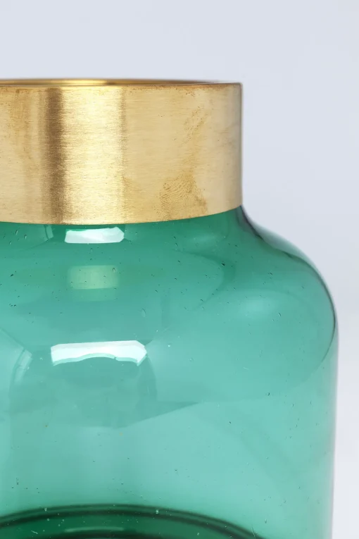 KARE Design VASO POSITANO BELLY VERDE 28CM - KARE> Vasi