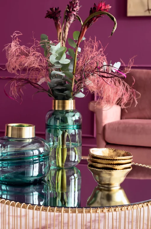 KARE Design VASO POSITANO BELLY VERDE 28CM - KARE> Vasi