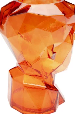 KARE Design Vaso Prisma Face Arancione 30cm - KARE> Vasi