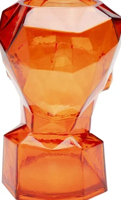 KARE Design Vaso Prisma Face Arancione 30cm - KARE> Vasi