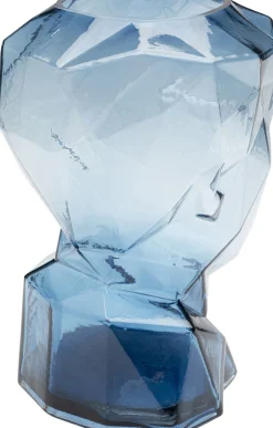 KARE Design Vaso Prisma Face Blu 30cm - KARE> Vasi