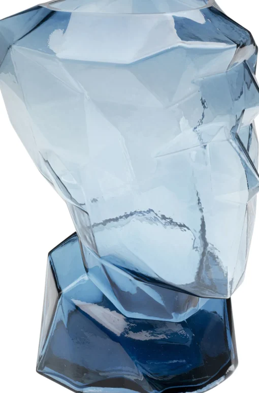 KARE Design Vaso Prisma Face Blu 30cm - KARE> Vasi