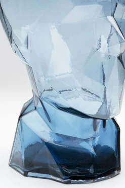 KARE Design Vaso Prisma Face Blu 30cm - KARE></noscript> Vasi