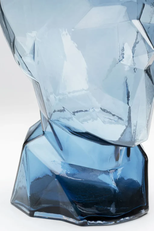 KARE Design Vaso Prisma Face Blu 30cm - KARE> Vasi