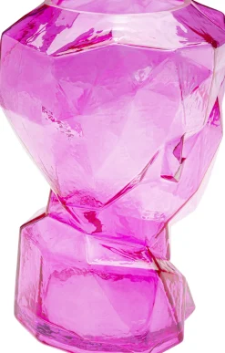 KARE Design Vaso Prisma Face rosa 30cm - KARE> Vasi