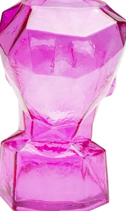KARE Design Vaso Prisma Face rosa 30cm - KARE> Vasi
