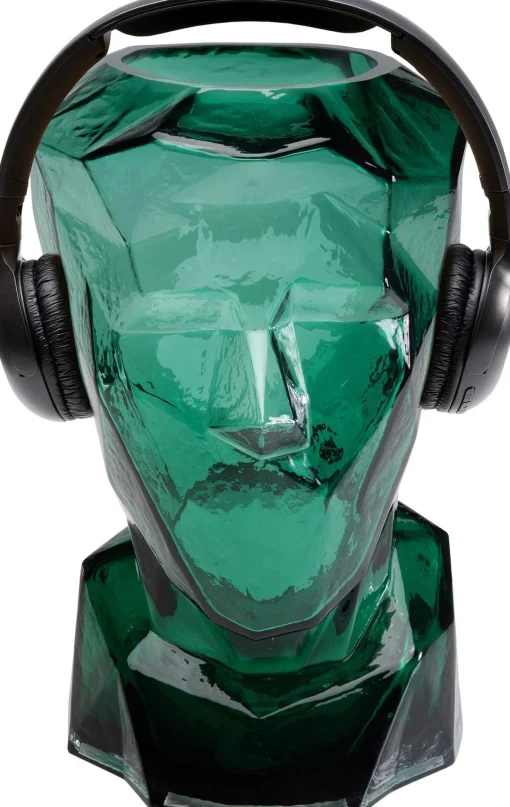 KARE Design Vaso Prisma Face Verde 30cm - KARE> Vasi