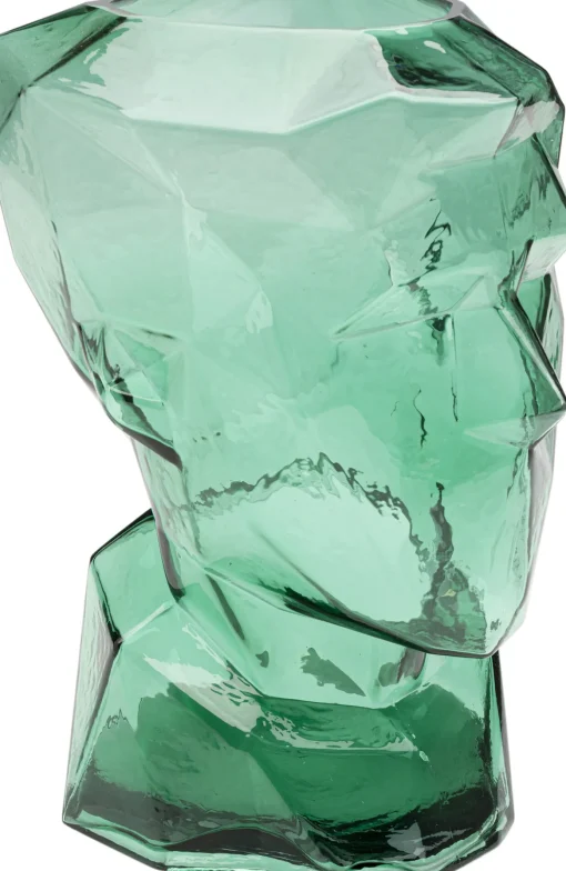 KARE Design Vaso Prisma Face Verde 30cm - KARE> Vasi