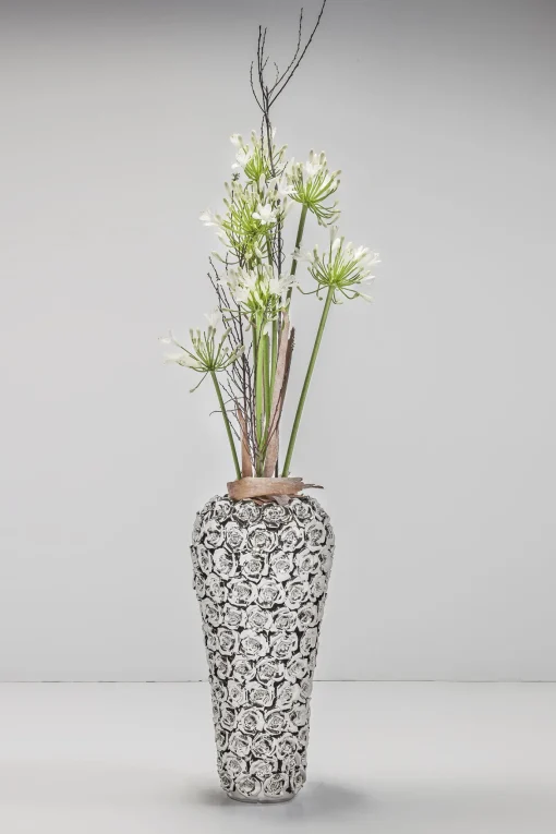KARE Design Vaso Rose Multi Cromo Grande - KARE> Vasi