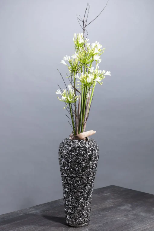 KARE Design Vaso Rose Multi Cromo Grande - KARE> Vasi