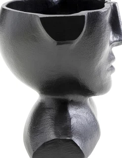 KARE Design Vaso Rostro nero 17cm - KARE> Vasi
