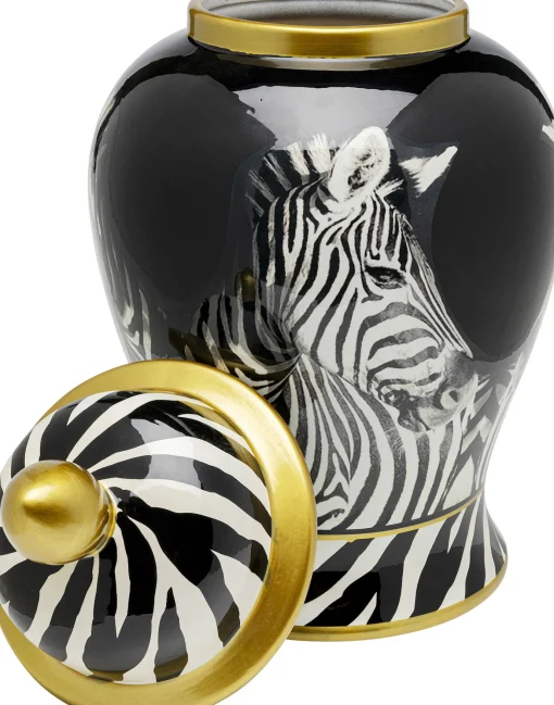 KARE Design Vaso Zebra Face 38cm - KARE> Statuette Decorative