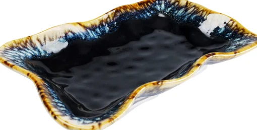 KARE Design Vassoio Lio blu scuro 17x26cm - KARE> Stoviglie